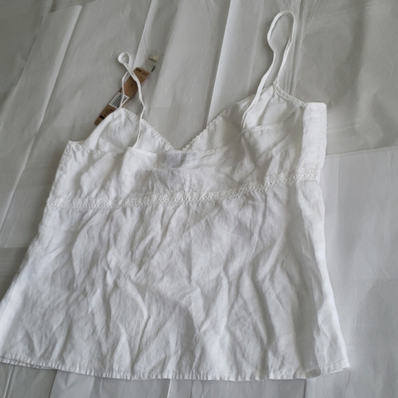 Ralph Lauren NEW Linen Lace Cami Top Button Front - Picture 6 of 13